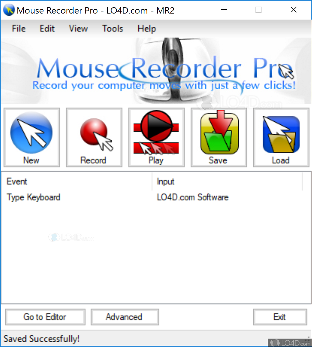 License code mouse and keyboard recorder